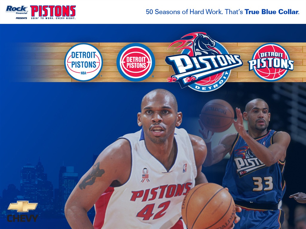 Detroit Pistons Oficiální Wallpaper #35 - 1024x768