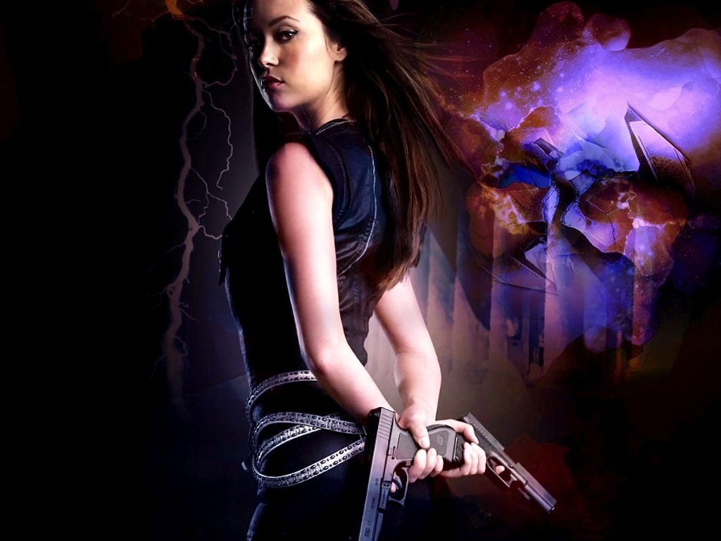 Summer Glau fondo de pantalla #2 - 1024x768