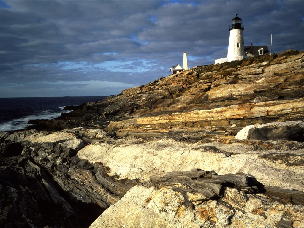 Pobřežní Lighthouse HD Wallpaper #4 - 1024x768