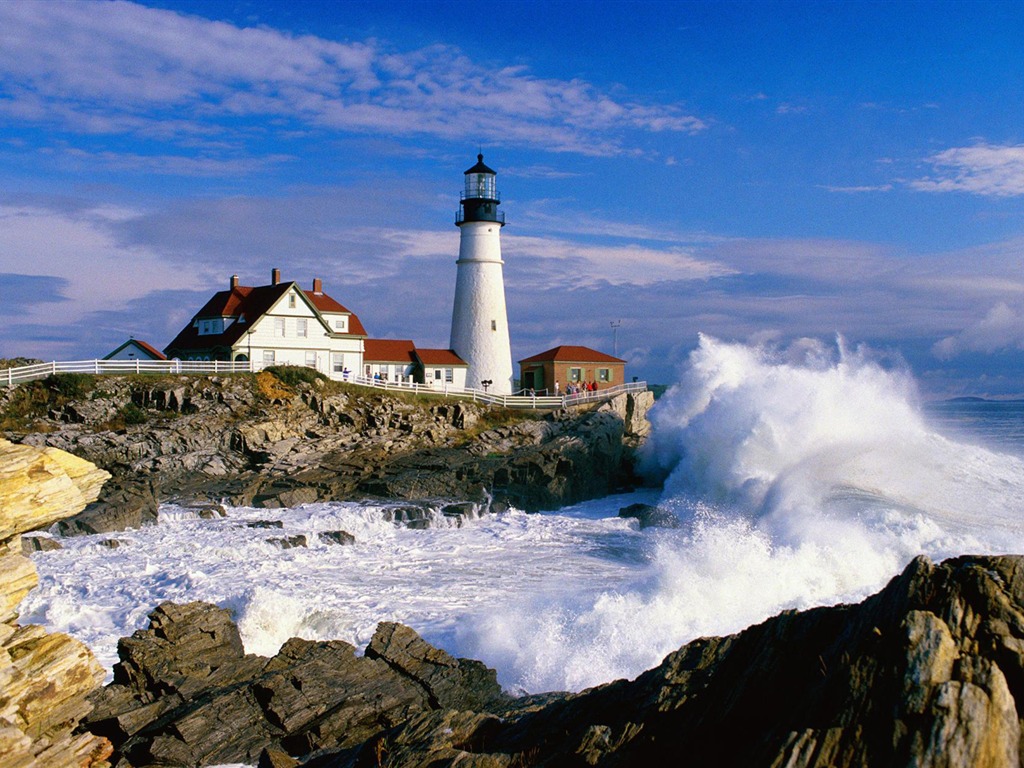 Coastal Lighthouse HD Wallpaper #9 - 1024x768