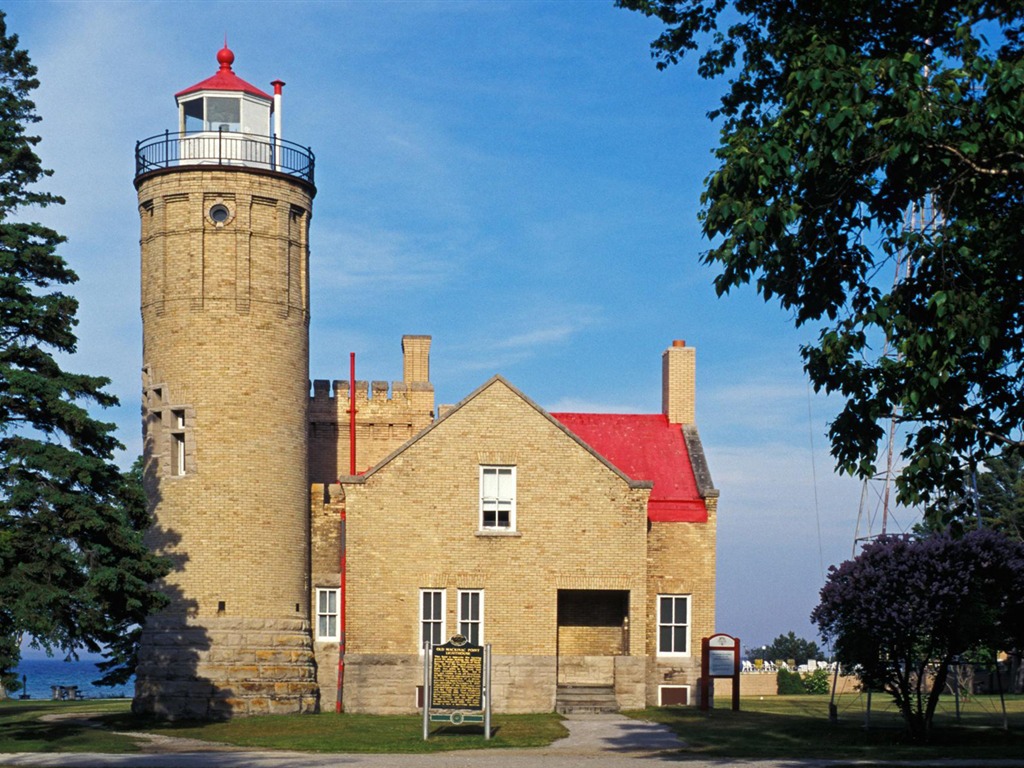 Pobřežní Lighthouse HD Wallpaper #13 - 1024x768