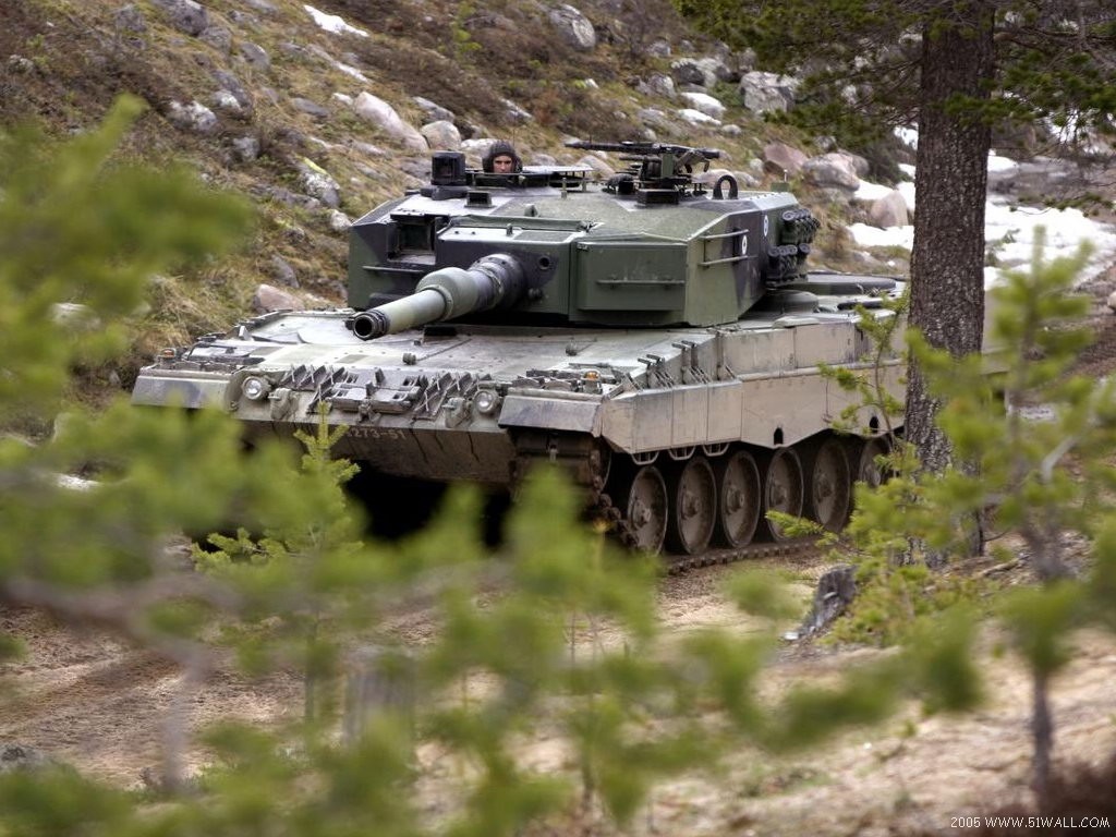 豹2A5 豹2A6型坦克8 - 1024x768