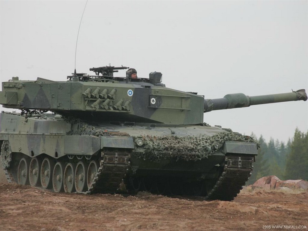Leopard 2A6 Leopard 2A5 tanque #19 - 1024x768
