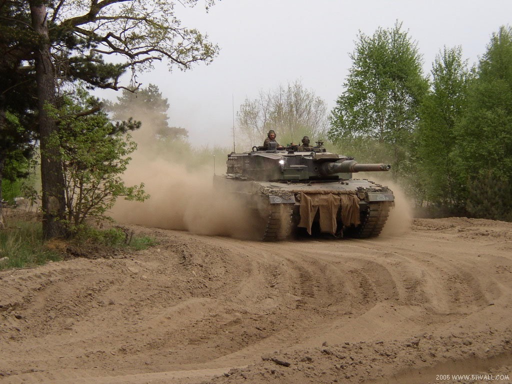 Leopard 2A6 Leopard 2A5 tanque #24 - 1024x768