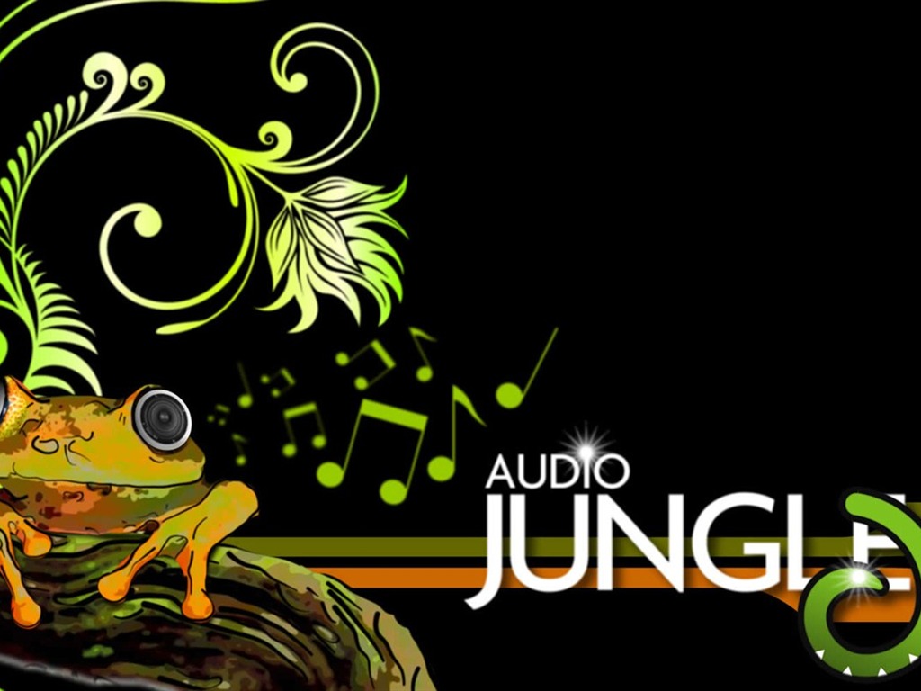 Audio Jungle Wallpaper Design #1 - 1024x768