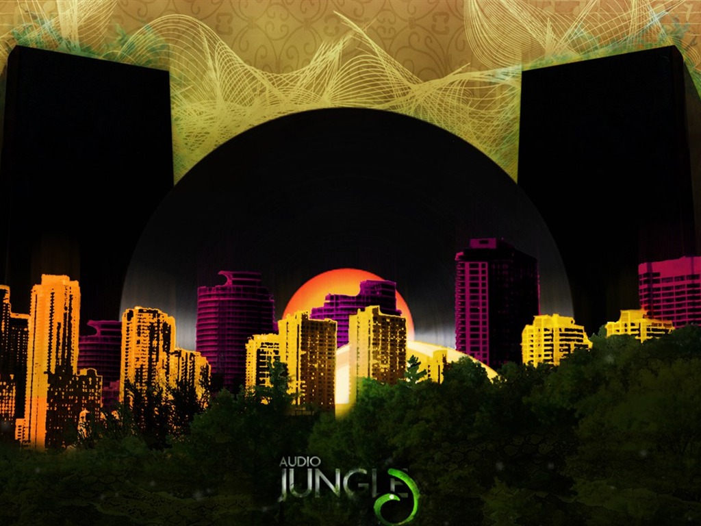 Audio Jungle设计壁纸16 - 1024x768