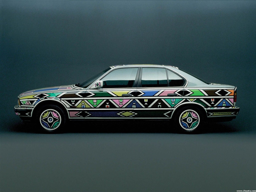  BMWは、ArtCarsの壁紙 #7 - 1024x768
