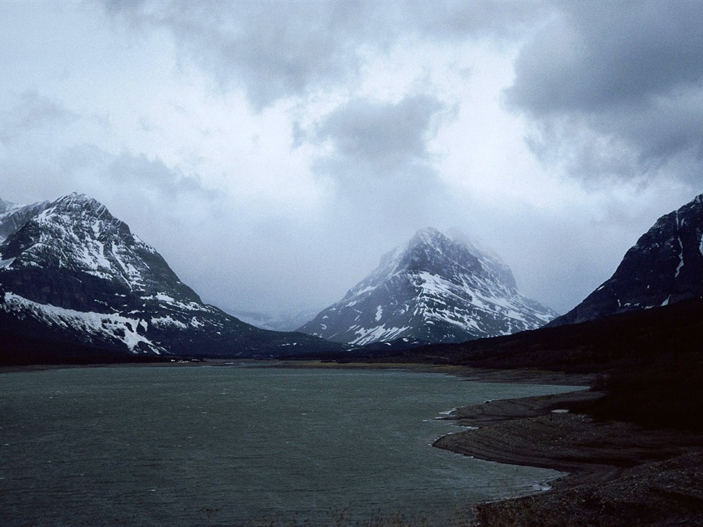 fondos de escritorio de alta definición de invierno la nieve fresca escena #6 - 1024x768