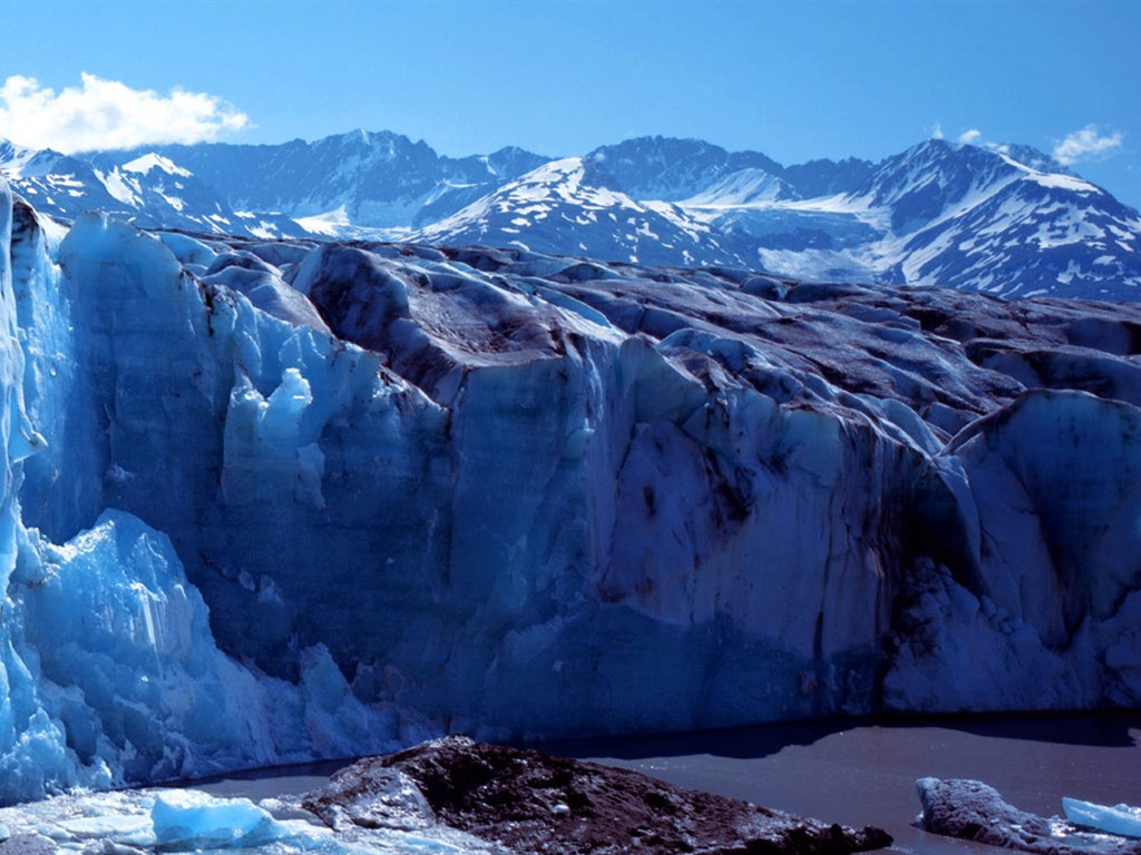 fondos de escritorio de alta definición de invierno la nieve fresca escena #8 - 1024x768