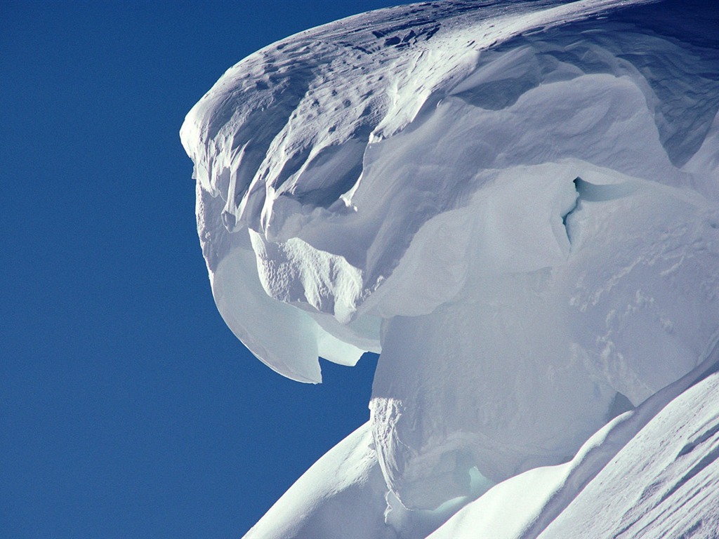 fondos de escritorio de alta definición de invierno la nieve fresca escena #9 - 1024x768