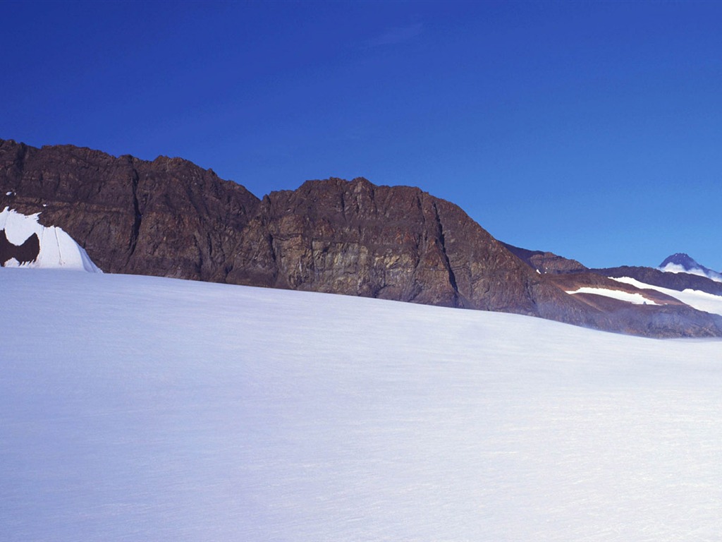 fondos de escritorio de alta definición de invierno la nieve fresca escena #15 - 1024x768