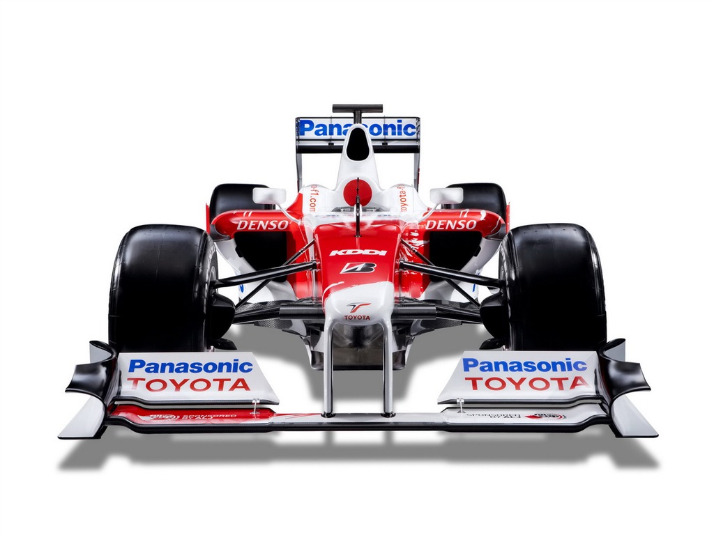 トヨタ2009 TF109は、F1カーの壁紙 #2 - 1024x768