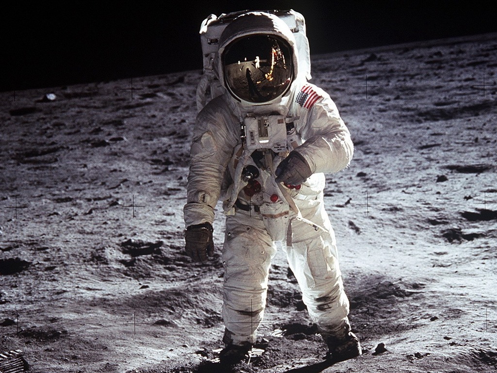 アポロ11号珍しい写真壁紙 #1 - 1024x768