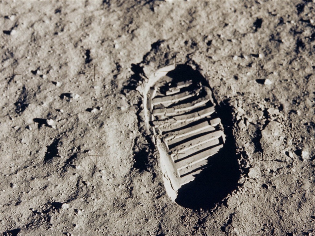 아폴로 11 호 드문 사진 월페이퍼 #14 - 1024x768