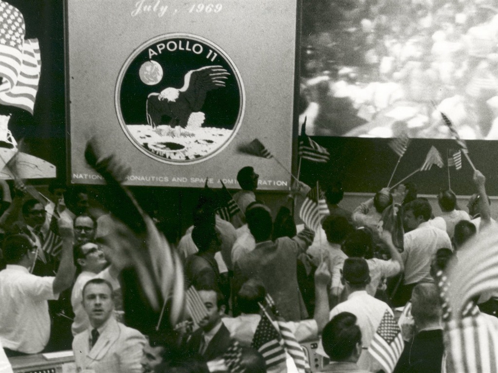 아폴로 11 호 드문 사진 월페이퍼 #28 - 1024x768