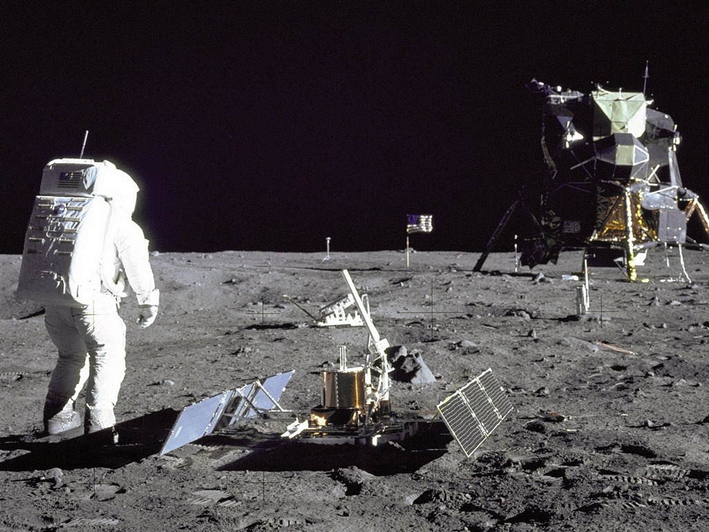 Apollo 11 vzácných fotografií na plochu #39 - 1024x768