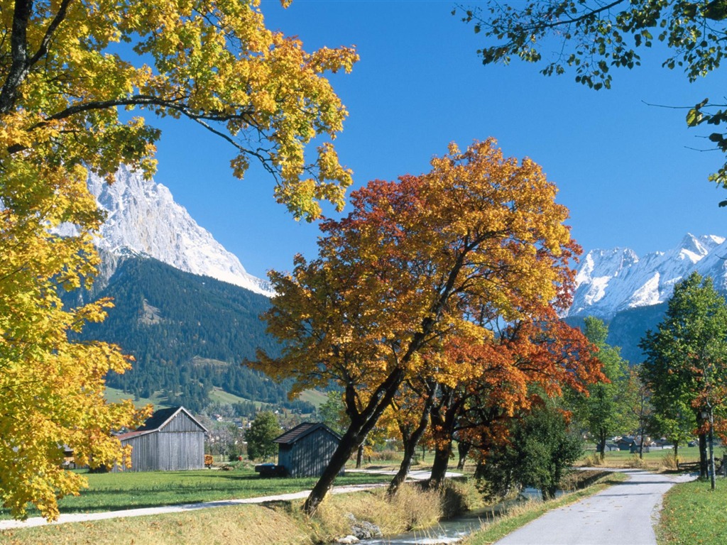 오스트리아 배경 화면의 아름다운 풍경 #13 - 1024x768