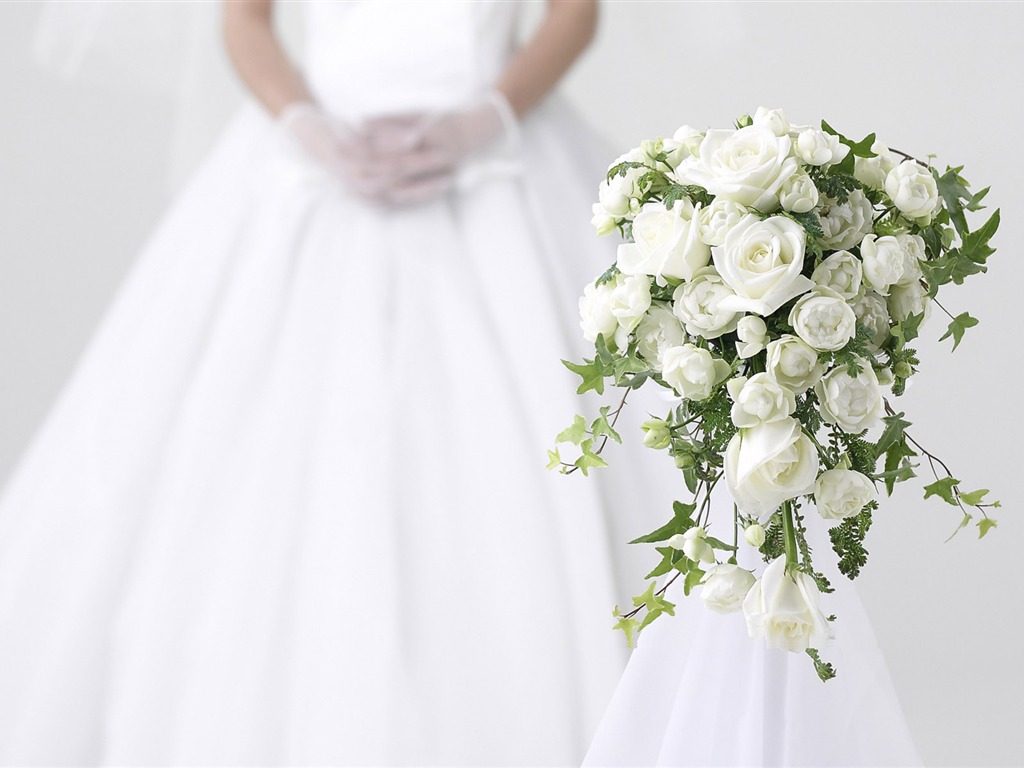 Свадебный цветок обручальное кольцо, обои (1) #10 - 1024x768