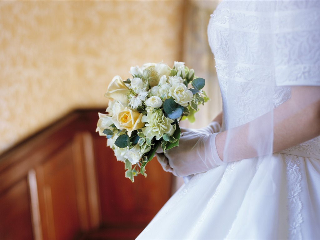 Свадебный цветок обручальное кольцо, обои (1) #13 - 1024x768