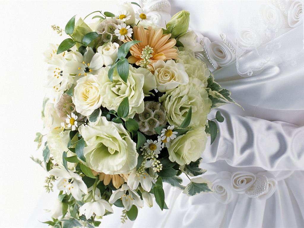 Свадебный цветок обручальное кольцо, обои (1) #17 - 1024x768
