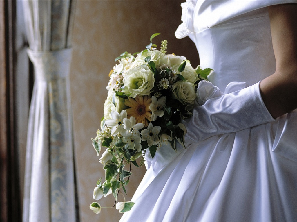 Свадебный цветок обручальное кольцо, обои (2) #14 - 1024x768