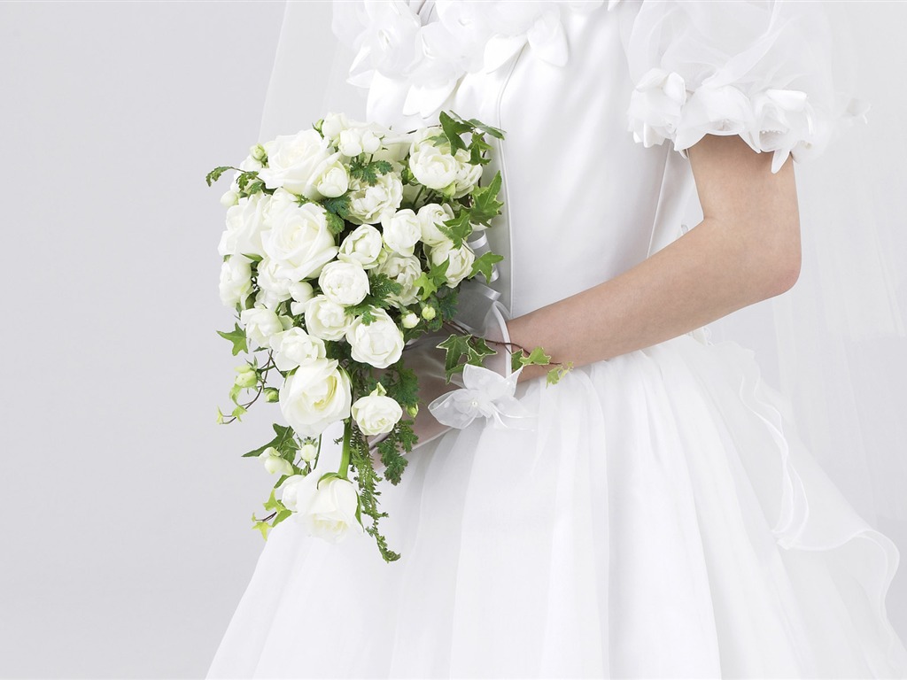 Свадебный цветок обручальное кольцо, обои (2) #16 - 1024x768