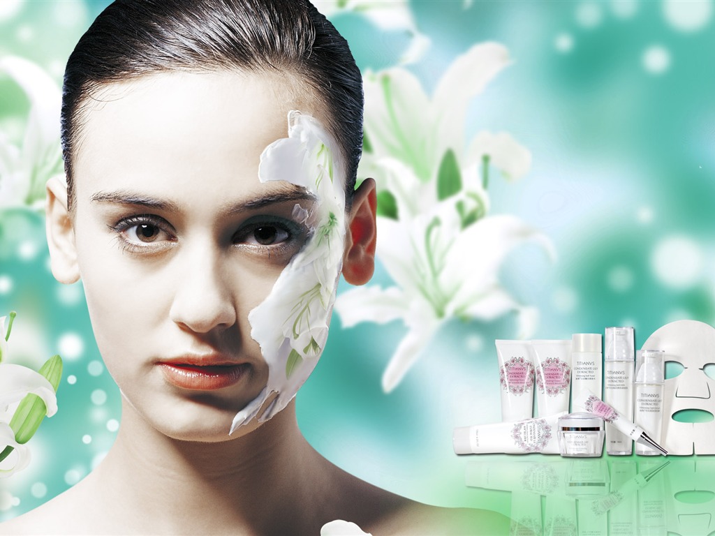 Kosmetik Werbung Wallpaper Album (4) #10 - 1024x768