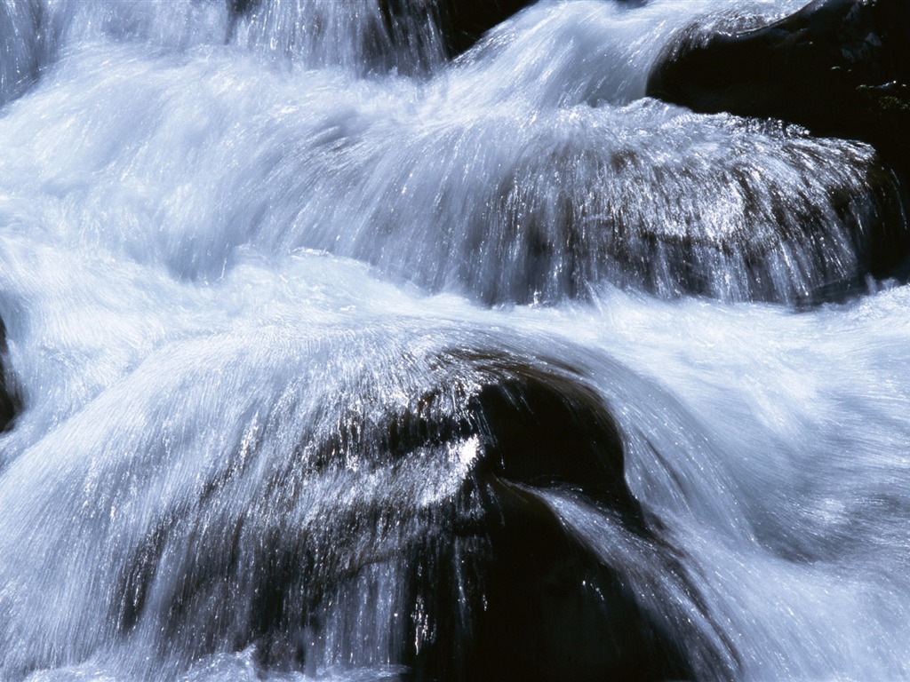 Waterfall flux HD Wallpapers #16 - 1024x768