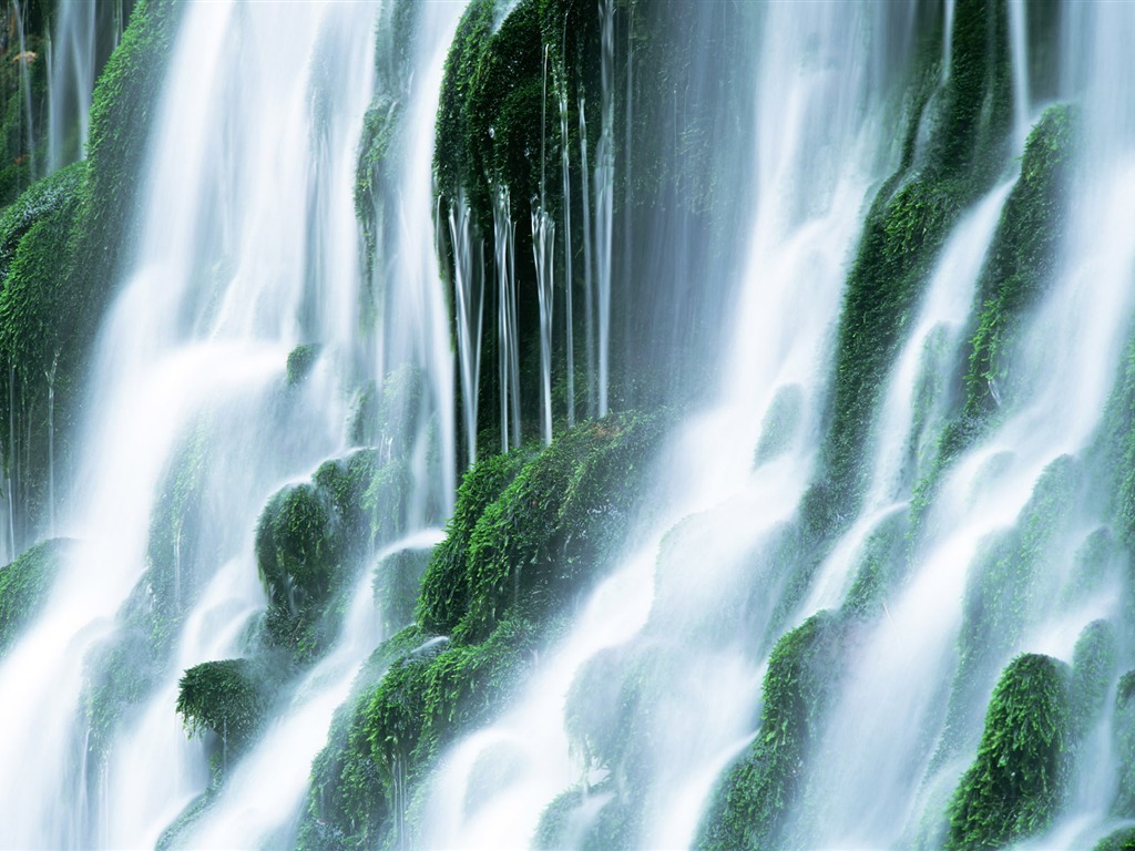 Waterfall streams HD Wallpapers #29 - 1024x768