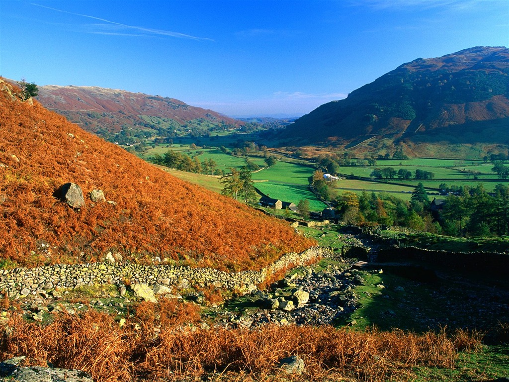 paysage mondial de l'Angleterre d'écran #1 - 1024x768