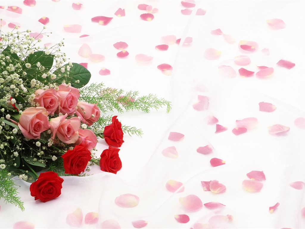 Wedding Flowers items wallpapers (1) #6 - 1024x768