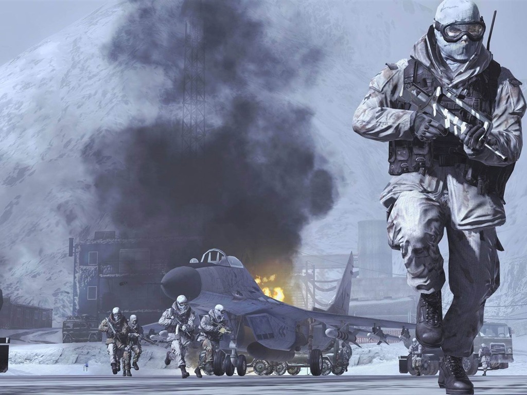 Call Of Duty 6: Modern Warfare 2 HD обои (2) #24 - 1024x768