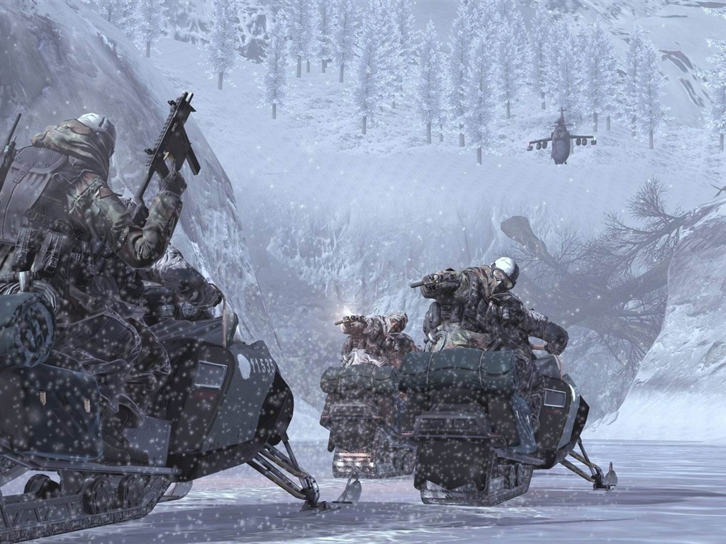 Call Of Duty 6: Modern Warfare 2 HD обои (2) #25 - 1024x768