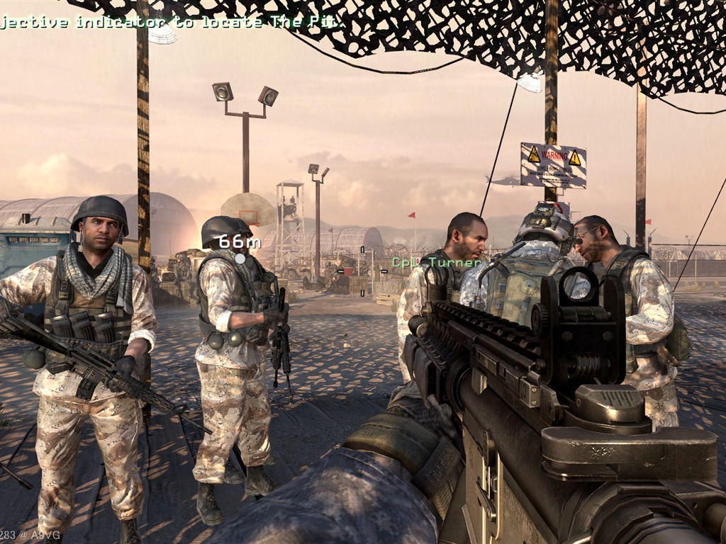 Call Of Duty 6: Modern Warfare 2 HD обои (2) #26 - 1024x768