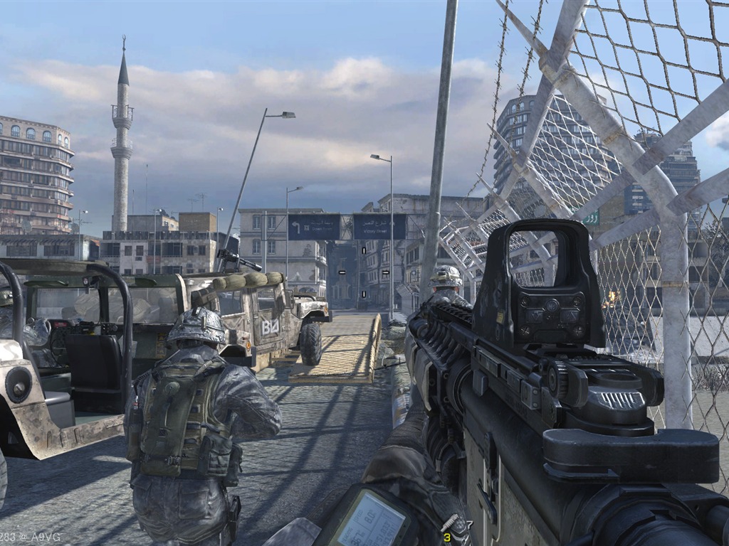 Call Of Duty 6: Modern Warfare 2 HD обои (2) #30 - 1024x768