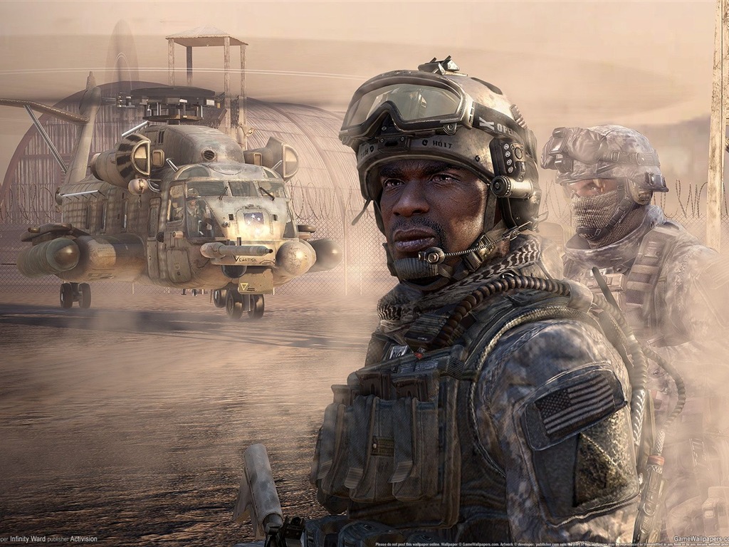 Call Of Duty 6: Modern Warfare 2 HD обои (2) #34 - 1024x768