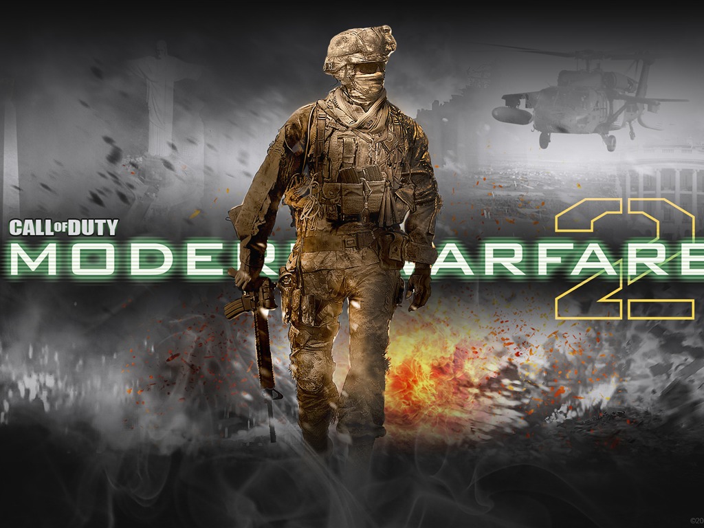 Call Of Duty 6: Modern Warfare 2 HD обои (2) #38 - 1024x768