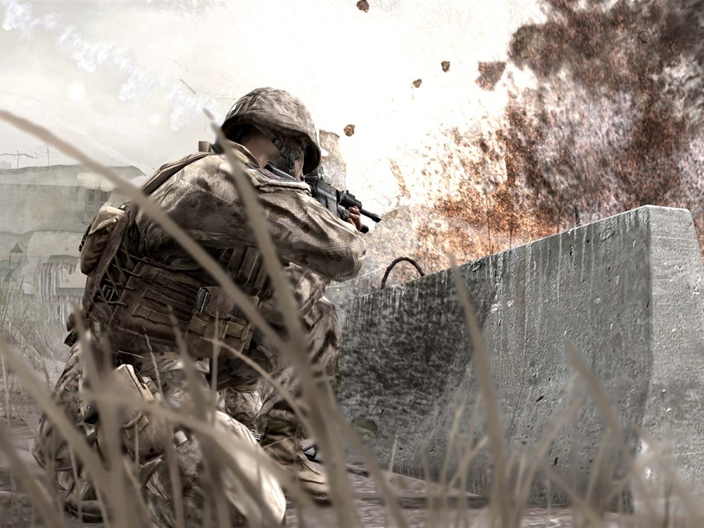 Call Of Duty 6: Modern Warfare 2 HD обои (2) #42 - 1024x768