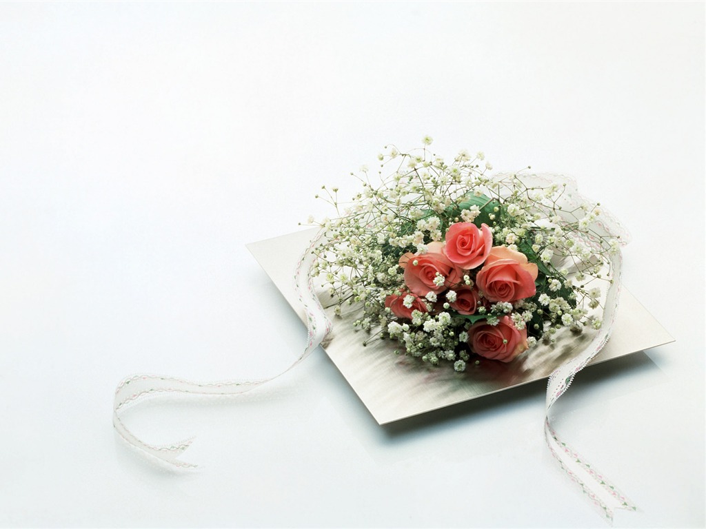 결혼식 꽃 항목 월페이퍼 (2) #3 - 1024x768