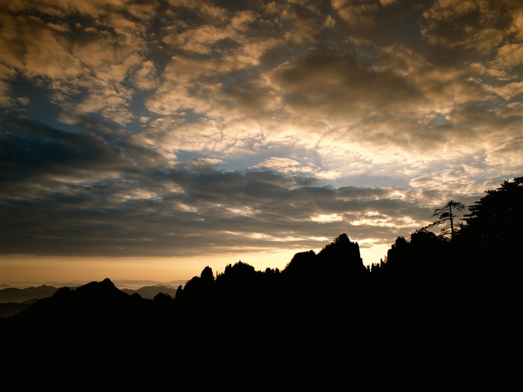 Cielo paisaje hermoso fondo de pantalla #17 - 1024x768