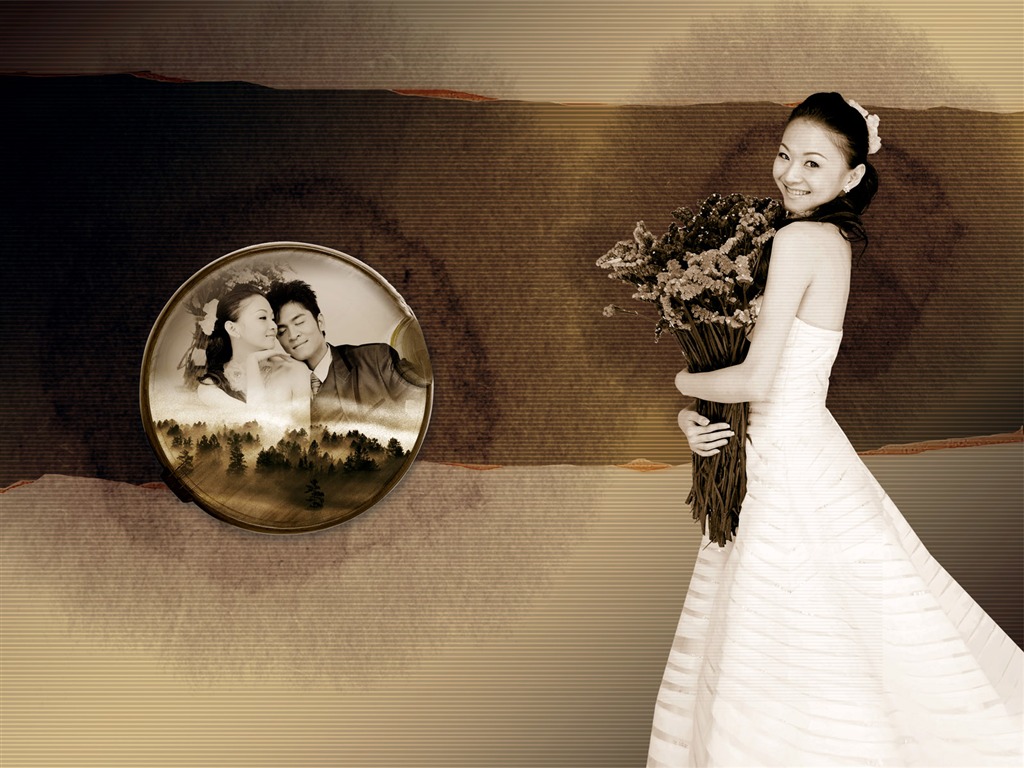 Fotografía de la boda álbum de fondo de pantalla (1) #18 - 1024x768