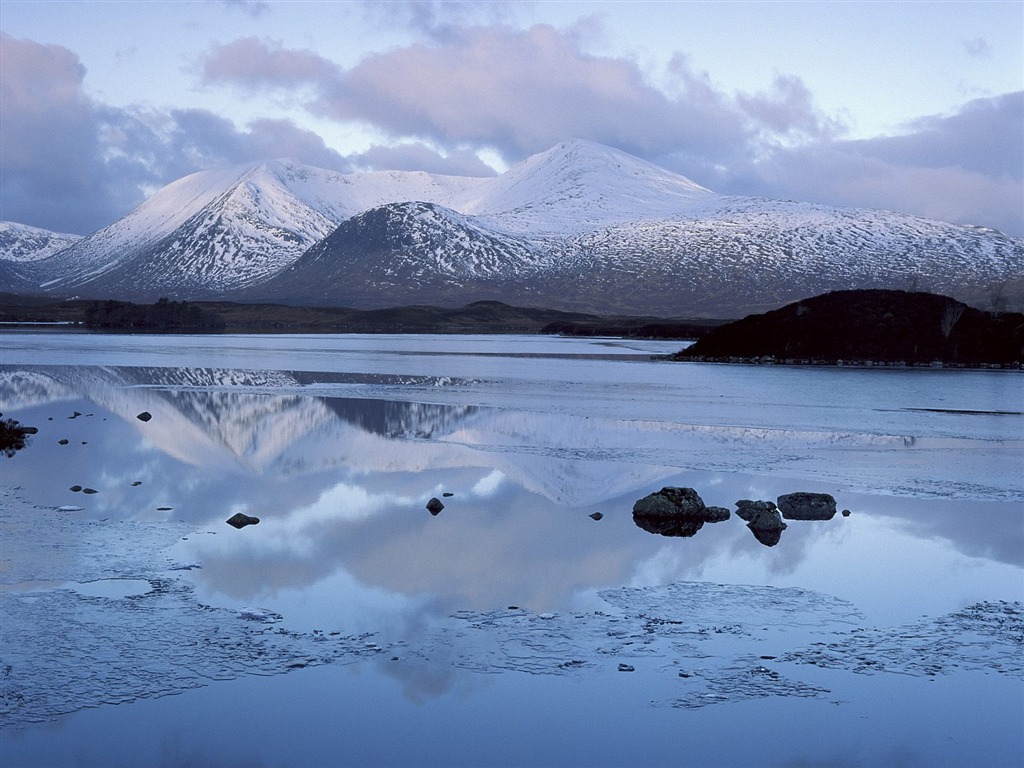 lacs et de montagnes magnifiques fonds d'écran #15 - 1024x768