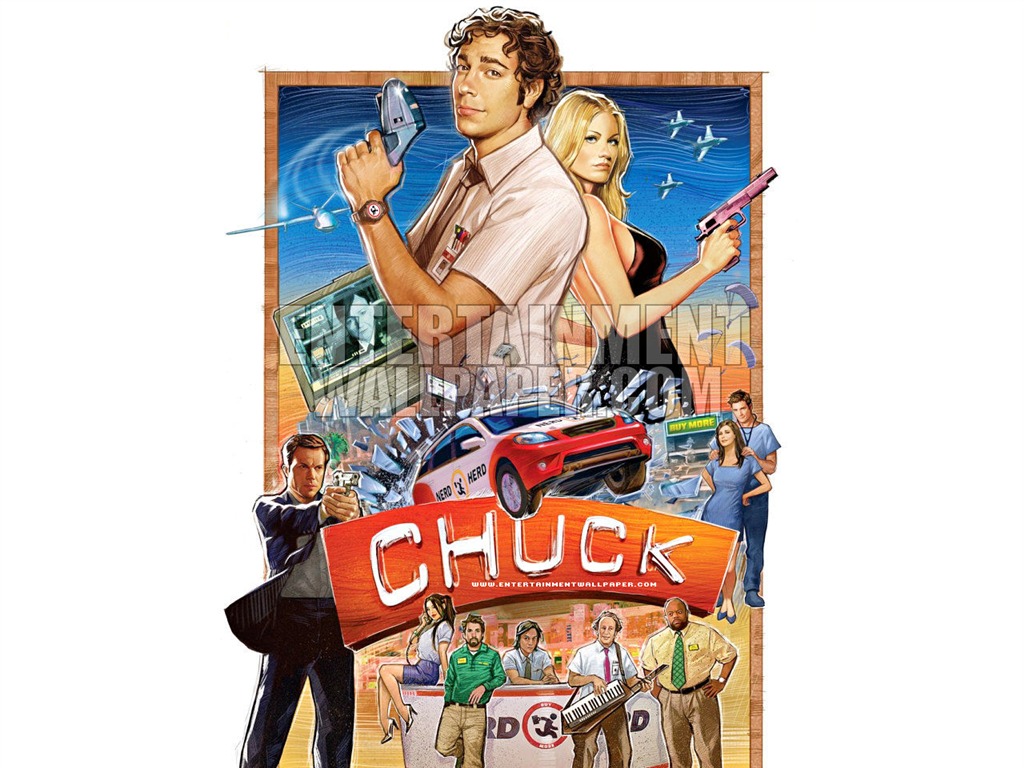 Chuck fondo de pantalla #33 - 1024x768