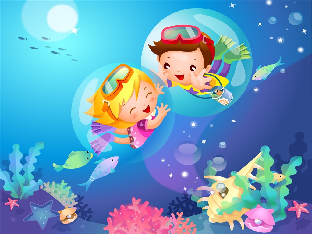 Childhood Dreams Cartoon Wallpaper (1) #2 - 1024x768