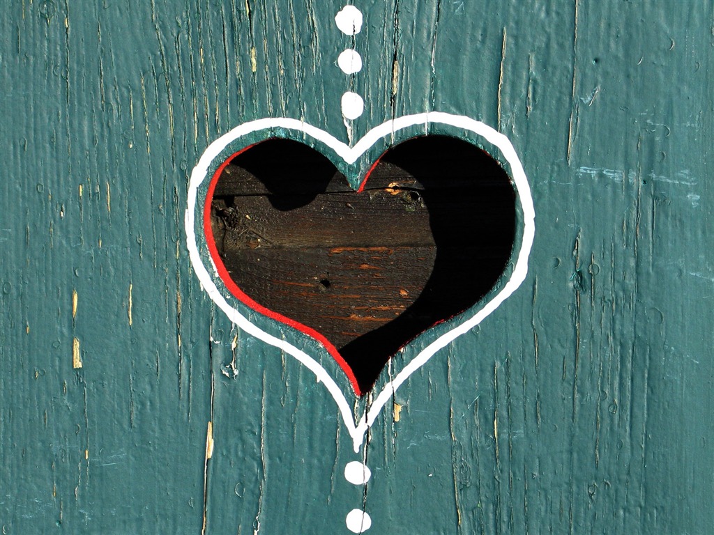 Love heart wallpaper album (3) #12 - 1024x768