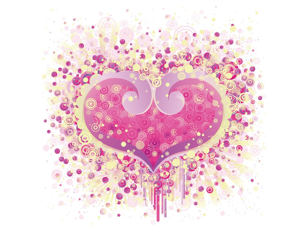 Saint Valentin d'écran Love Theme #7 - 1024x768