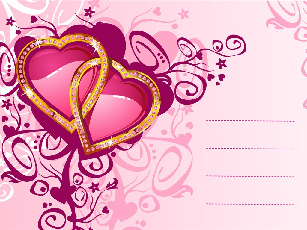 Fondos de pantalla del Día de San Valentín Love Theme #31 - 1024x768