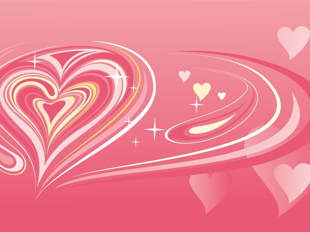 Valentýna Tapety Láska téma #40 - 1024x768
