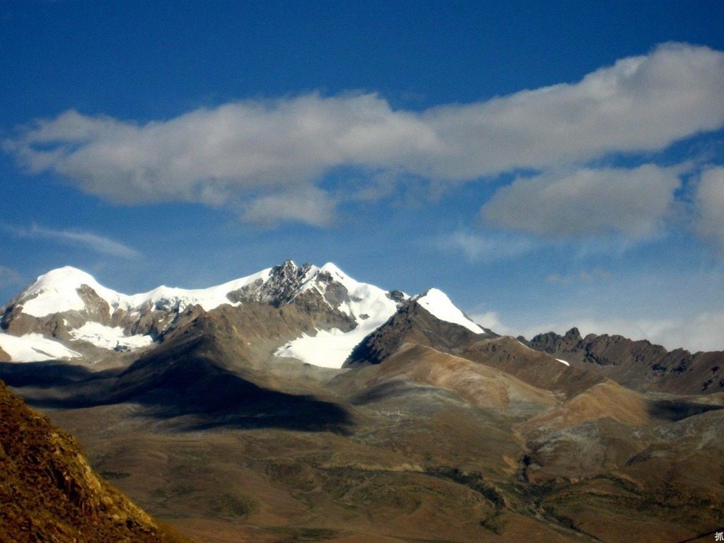 Tibet alba Krajina wallpaper #11 - 1024x768