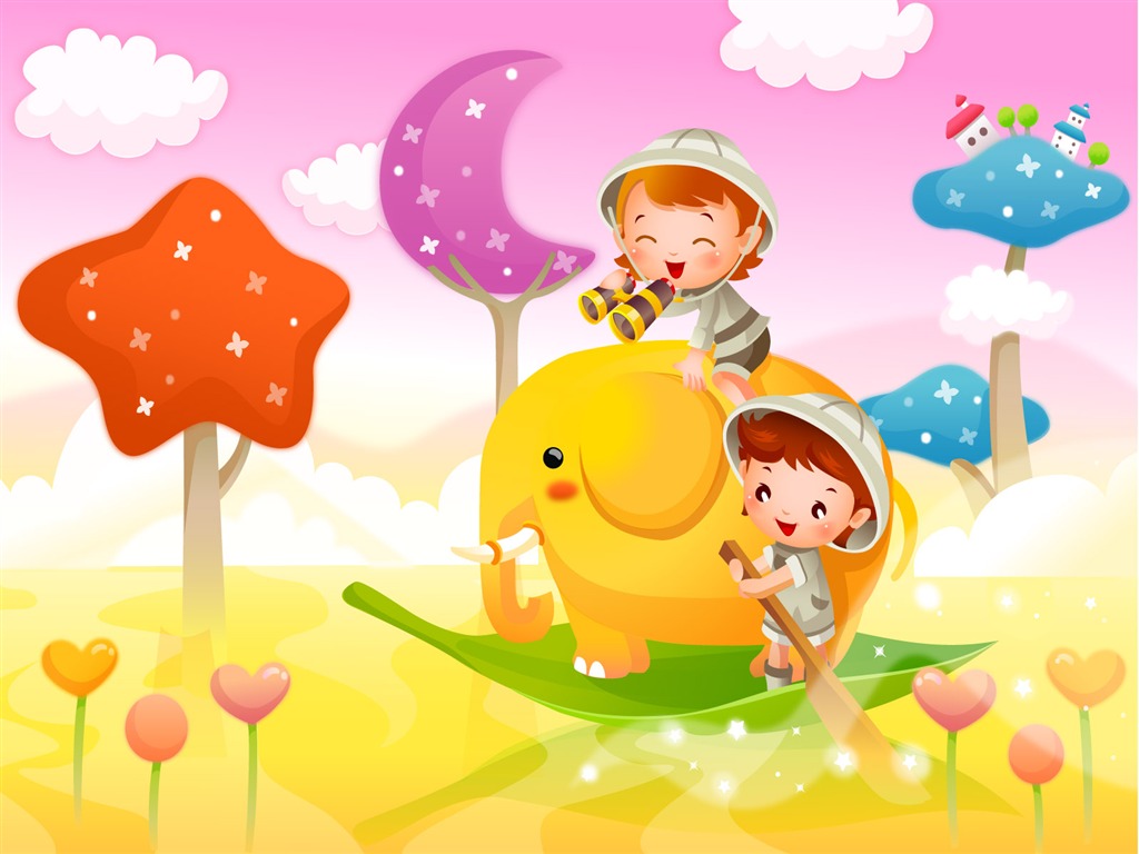 Childhood Dreams Cartoon wallpapers (2) #2 - 1024x768